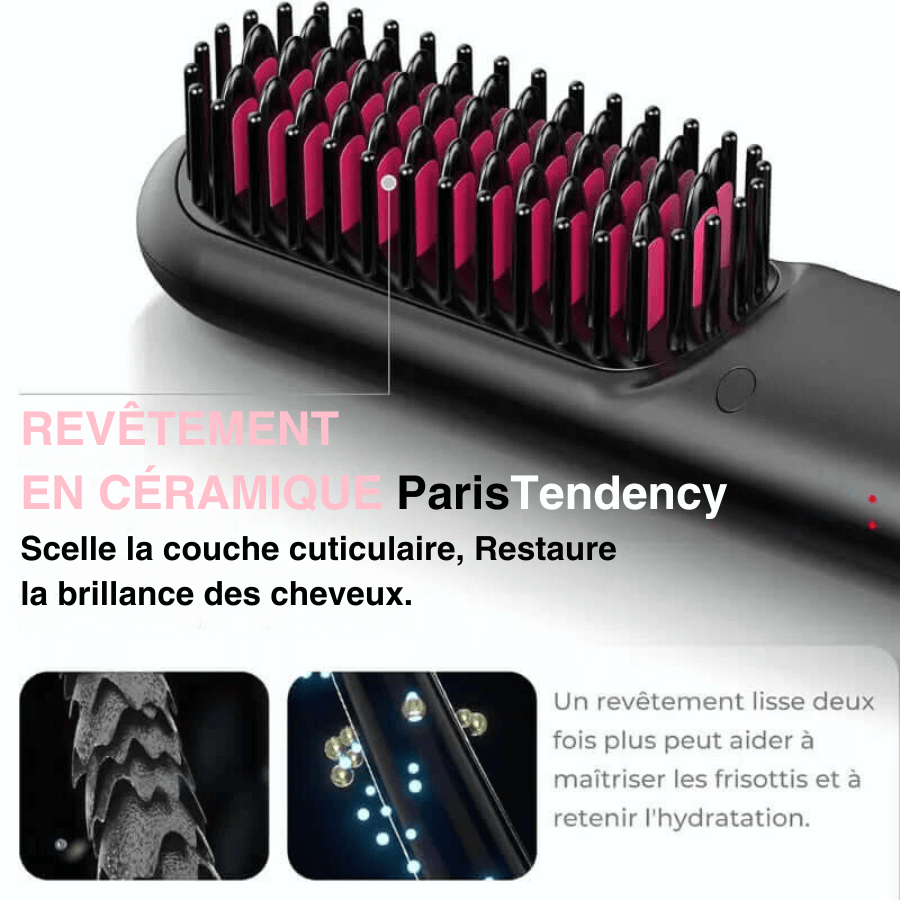 BROSSE A CHEVEUX PORTABLE, MINI SANS FIL PARISTENDENCY™