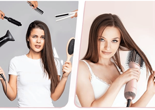 Brosse Chauffante, Lissante et Volumisante Magique 4 en 1 - Paristendency™